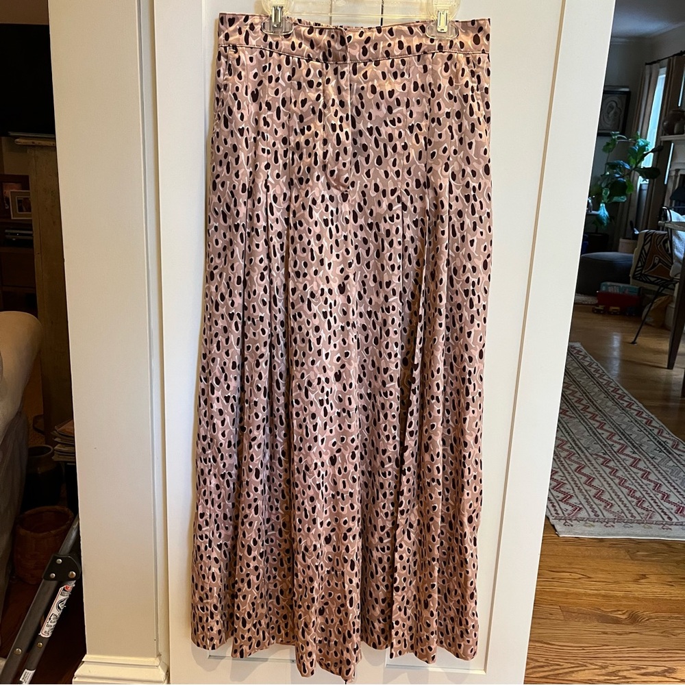 Anthropologie cropped wide leg pant